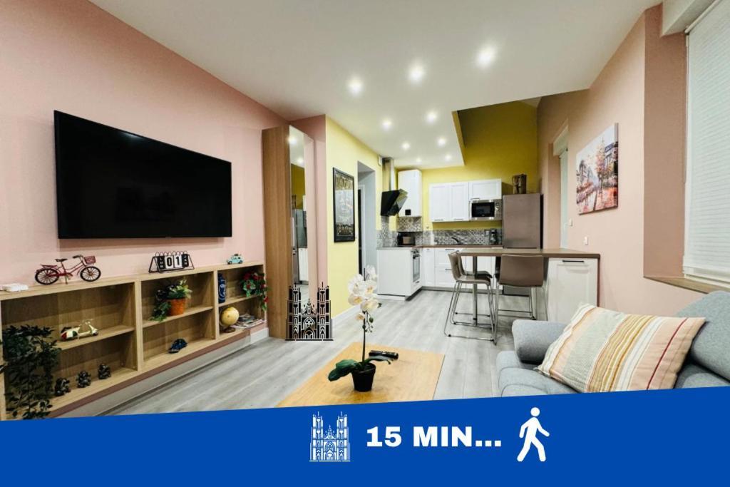 Апартаменти 70M2 Climatise - Parking Prive - Lycee Roosevelt - Reims Arena Екстер'єр фото